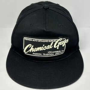 Chemical Guys Black Hat Premium Auto Detailing Supplies Baseball Cap